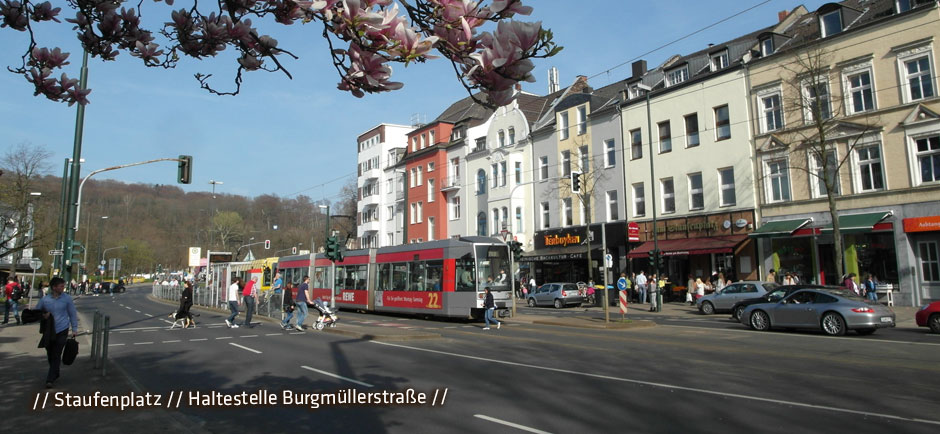 Staufenplatz-Haltestelle-Burgmuellerstraße